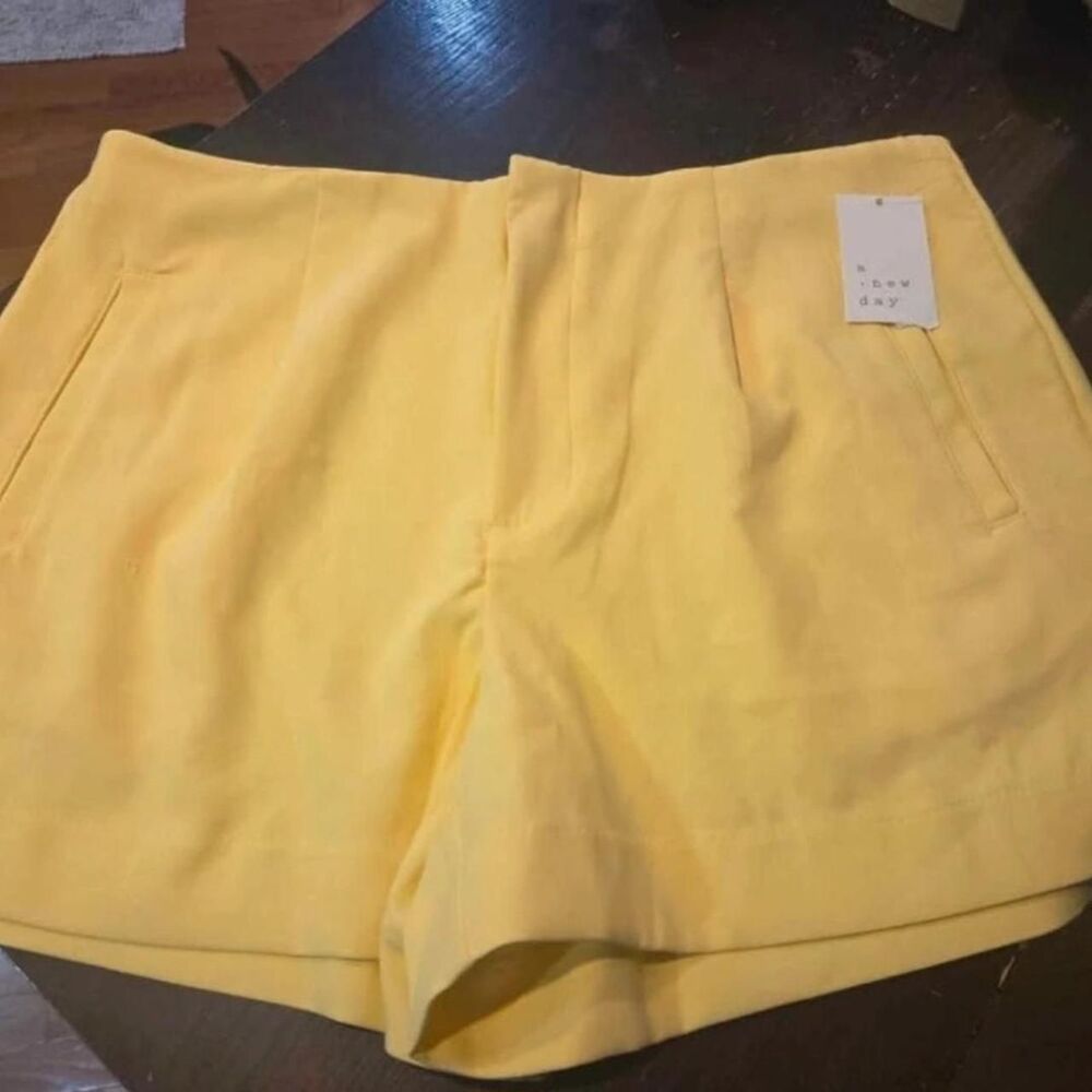A-new-day Women's Yellow Shorts